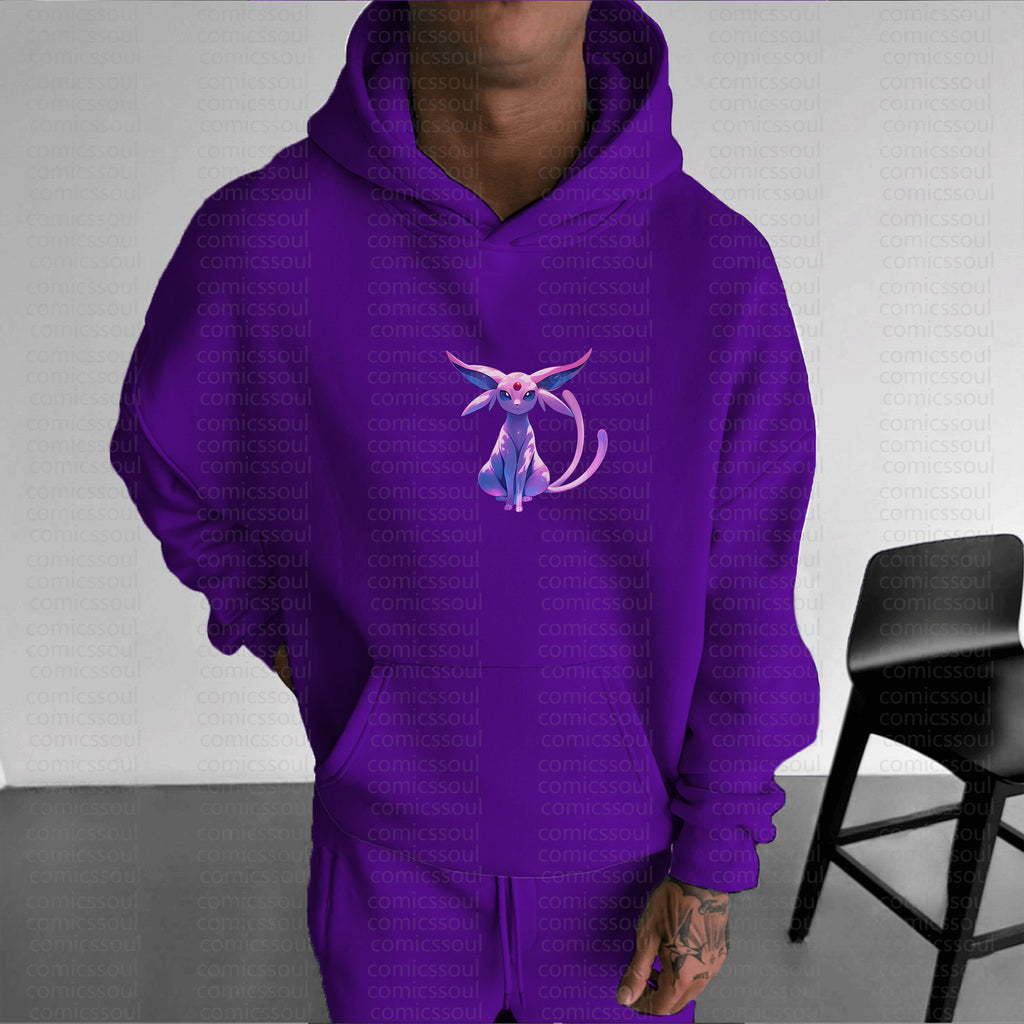 PKM-Unisex Anime Graphic Streetwear Vintage Hoodie