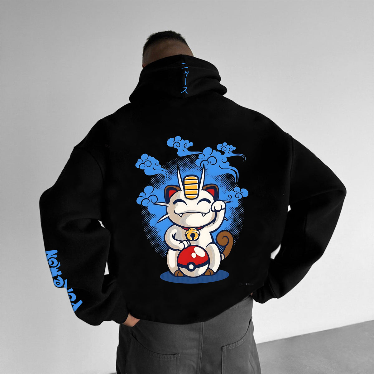 PKM-Unisex Anime Graphic Streetwear Vintage Hoodie