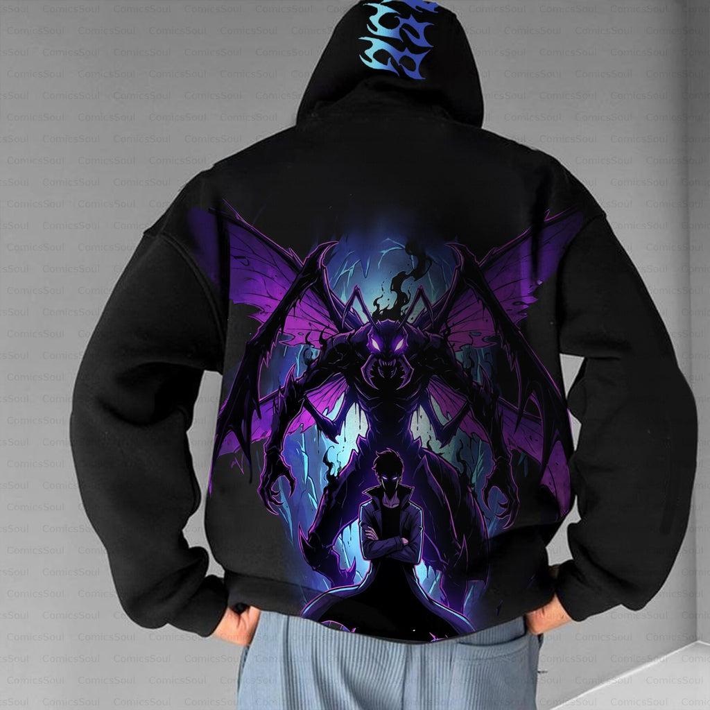 SL-Unisex Anime Inspired Vintage Plush Hoodie