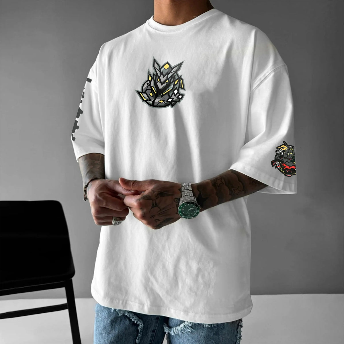 PKM-Unisex  Anime Inspired Vintage T-Shirt