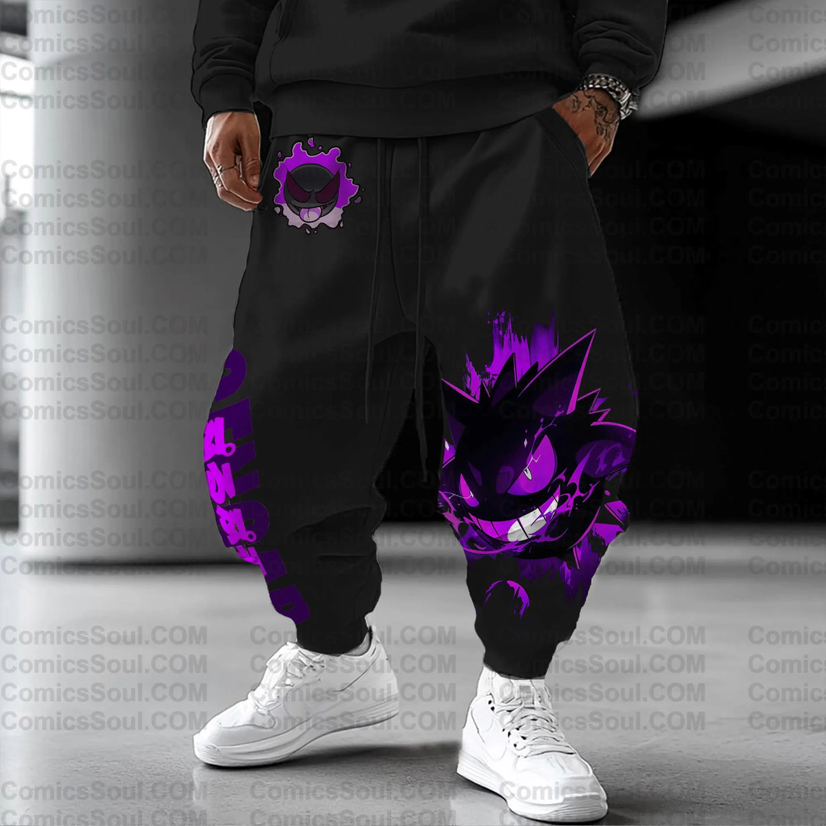 PKM-Unisex Anime Inspired Vintage Pants| Gengar