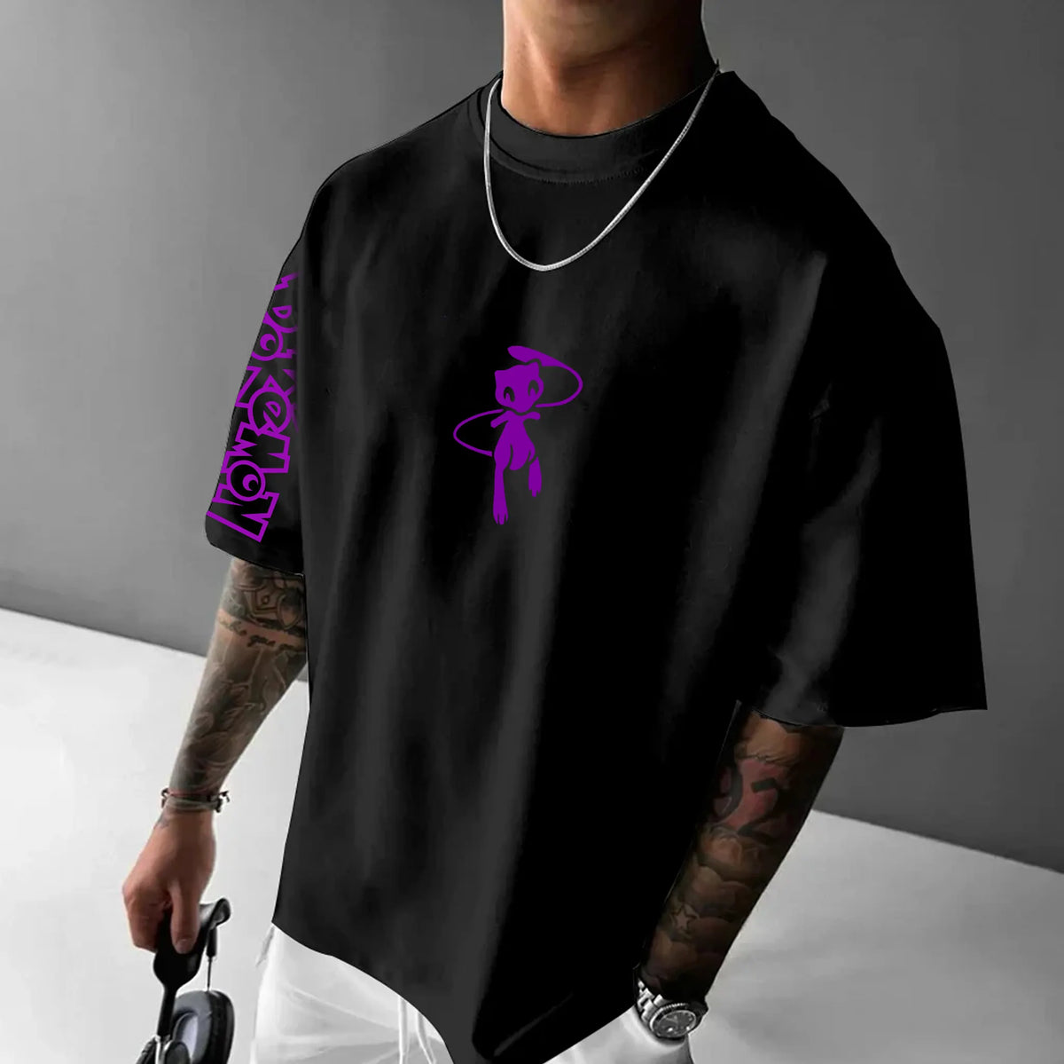 PKM-Unisex Anime Inspired Vintage T-Shirt