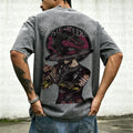 MK-Unisex Anime Inspired Vintage Washed T-Shirt