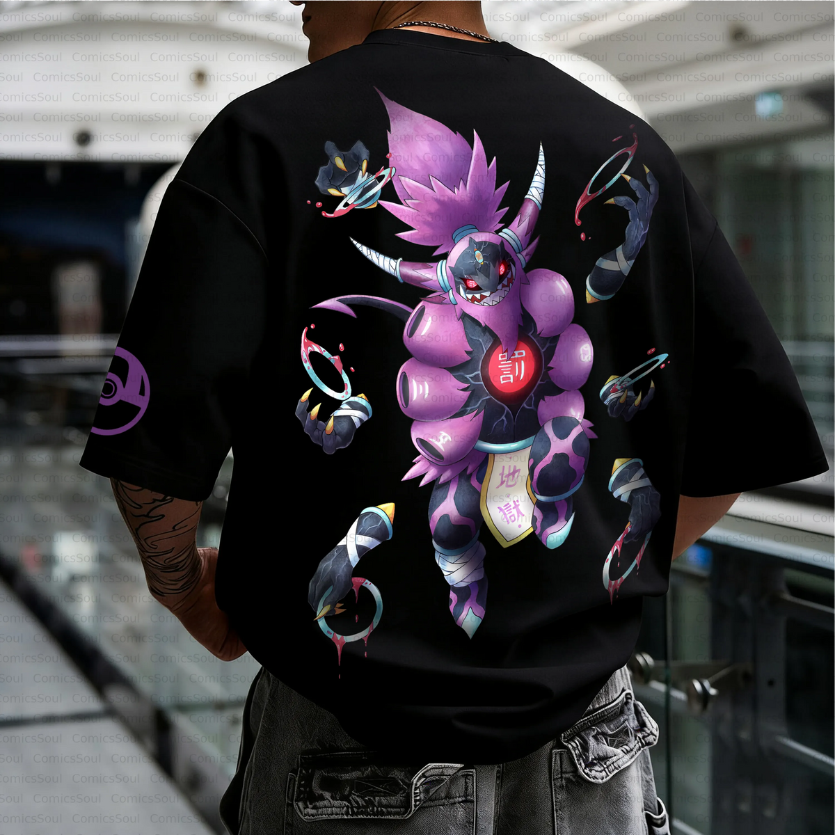 PKM-Unisex Anime Inspired Vintage T-Shirt