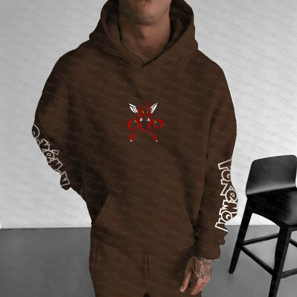 PKM-Unisex Anime Graphic Streetwear Vintage Hoodie