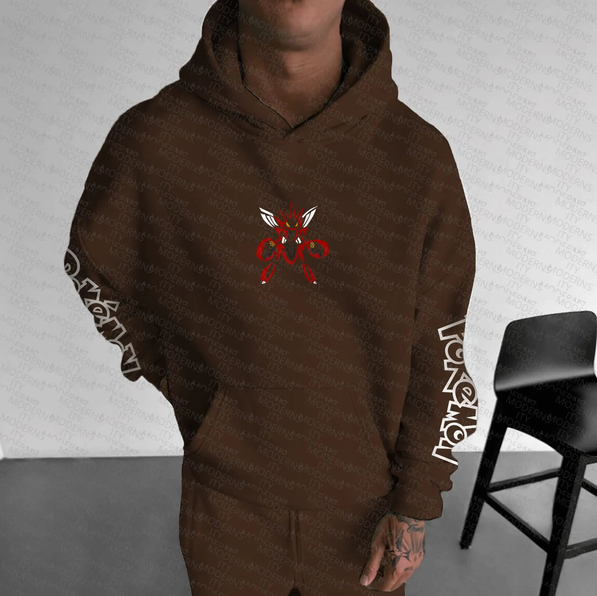 PKM-Unisex Anime Graphic Streetwear Vintage Hoodie