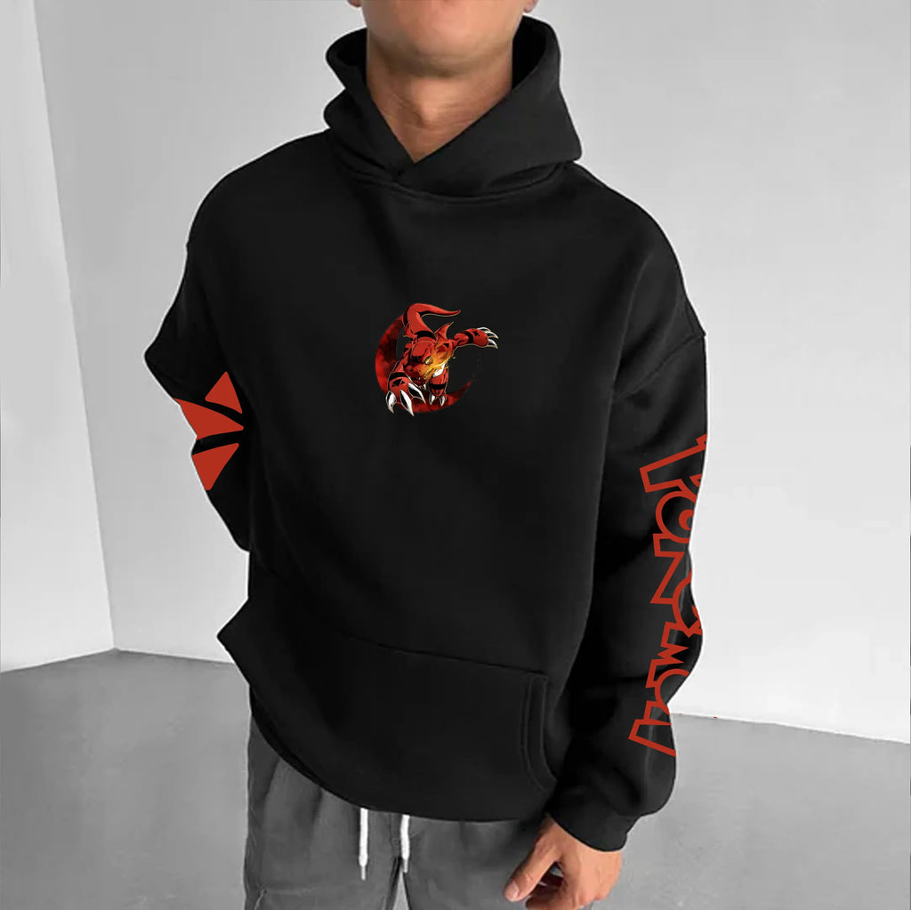 PKM-Unisex Anime Graphic Streetwear Vintage Hoodie
