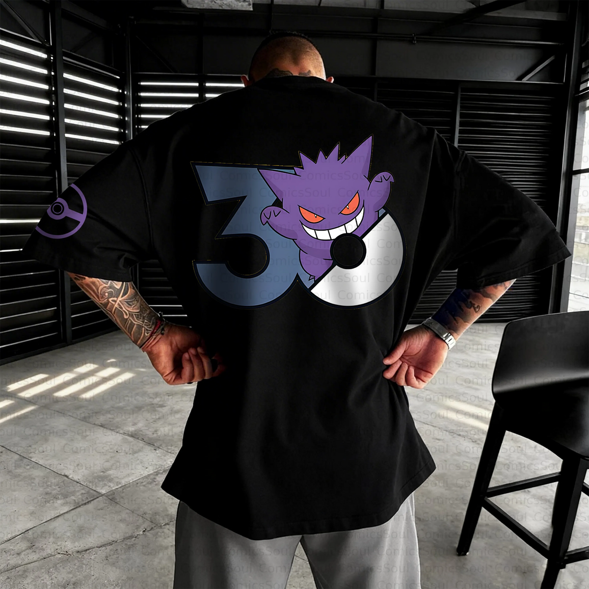 PKM-Unisex Anime Inspired Vintage T-Shirt