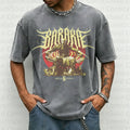 MK-Unisex Anime Inspired Vintage Washed T-Shirt