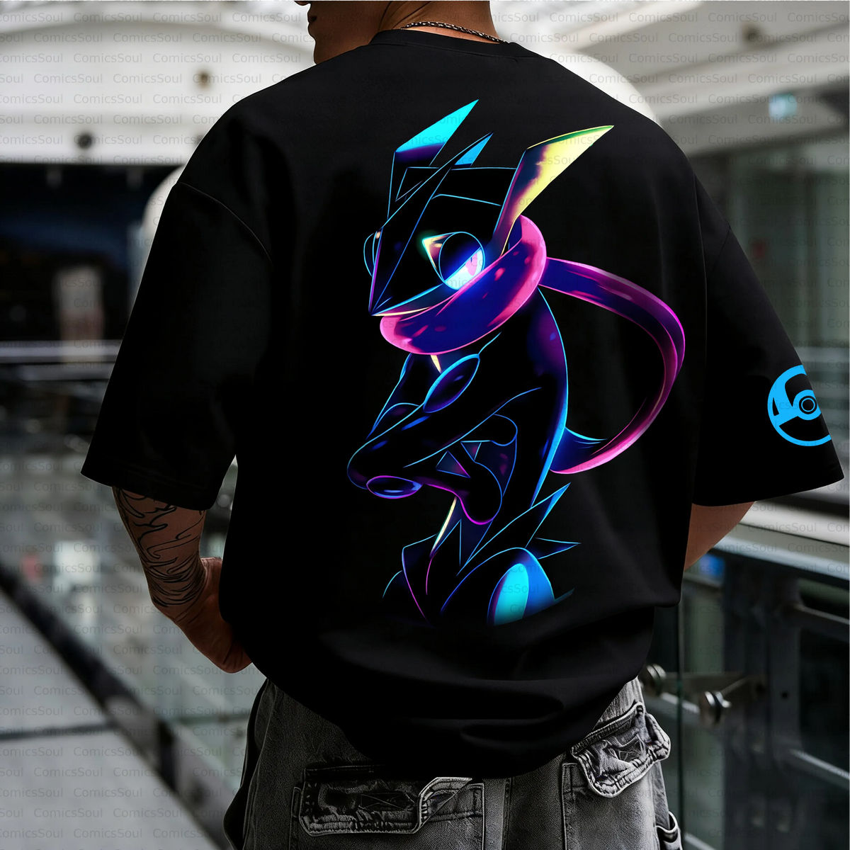 PKM-Unisex Anime Inspired Vintage T-Shirt