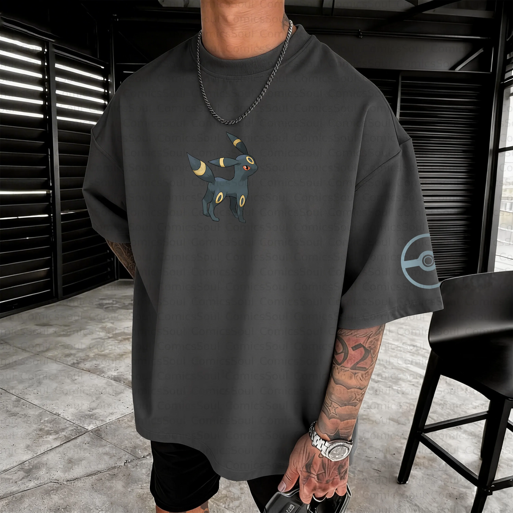 PKM-Unisex Anime Inspired Vintage T-Shirt