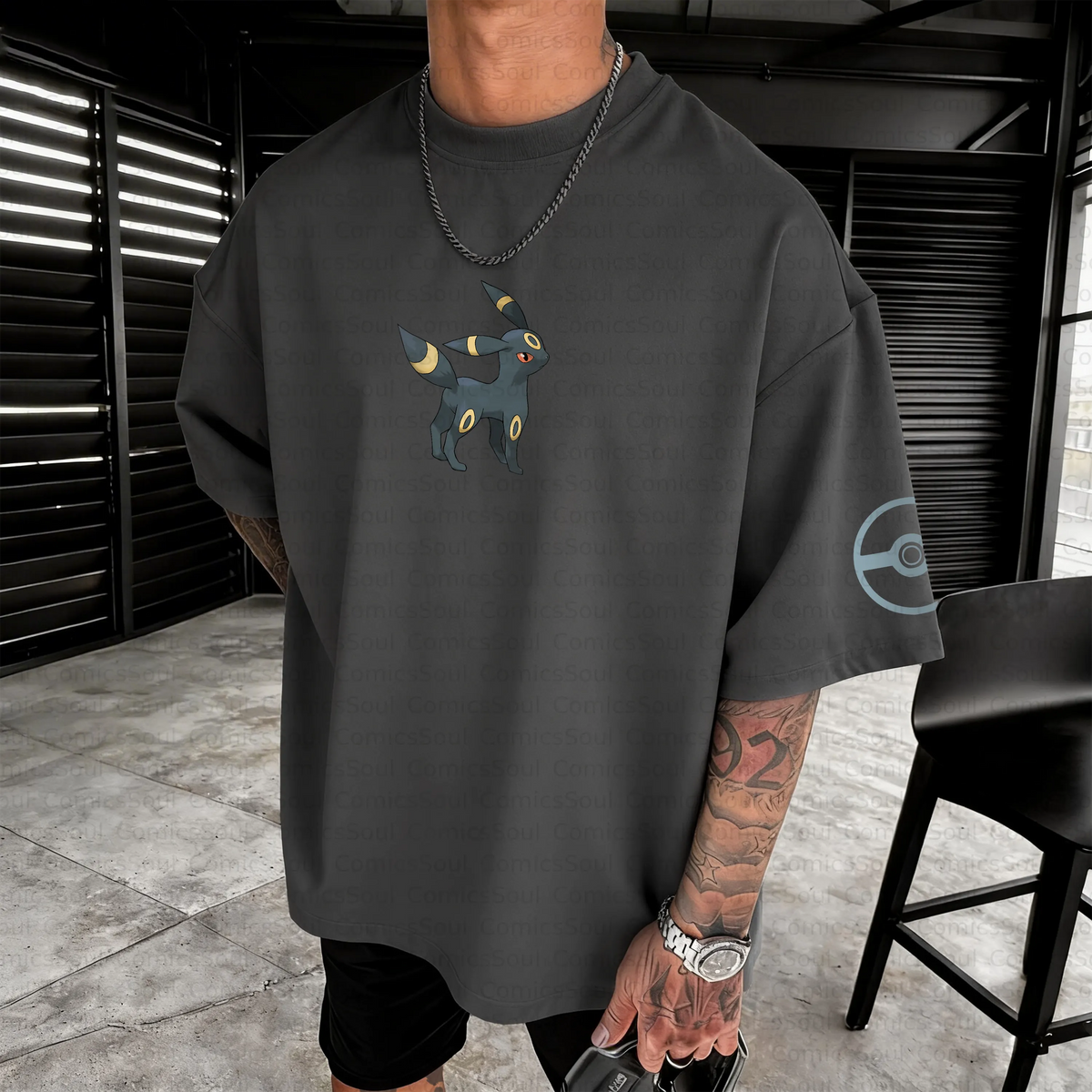 PKM-Unisex Anime Inspired Vintage T-Shirt