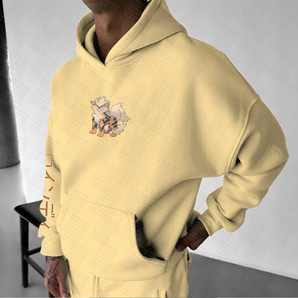 PKM-Unisex Anime Graphic Streetwear Vintage Hoodie