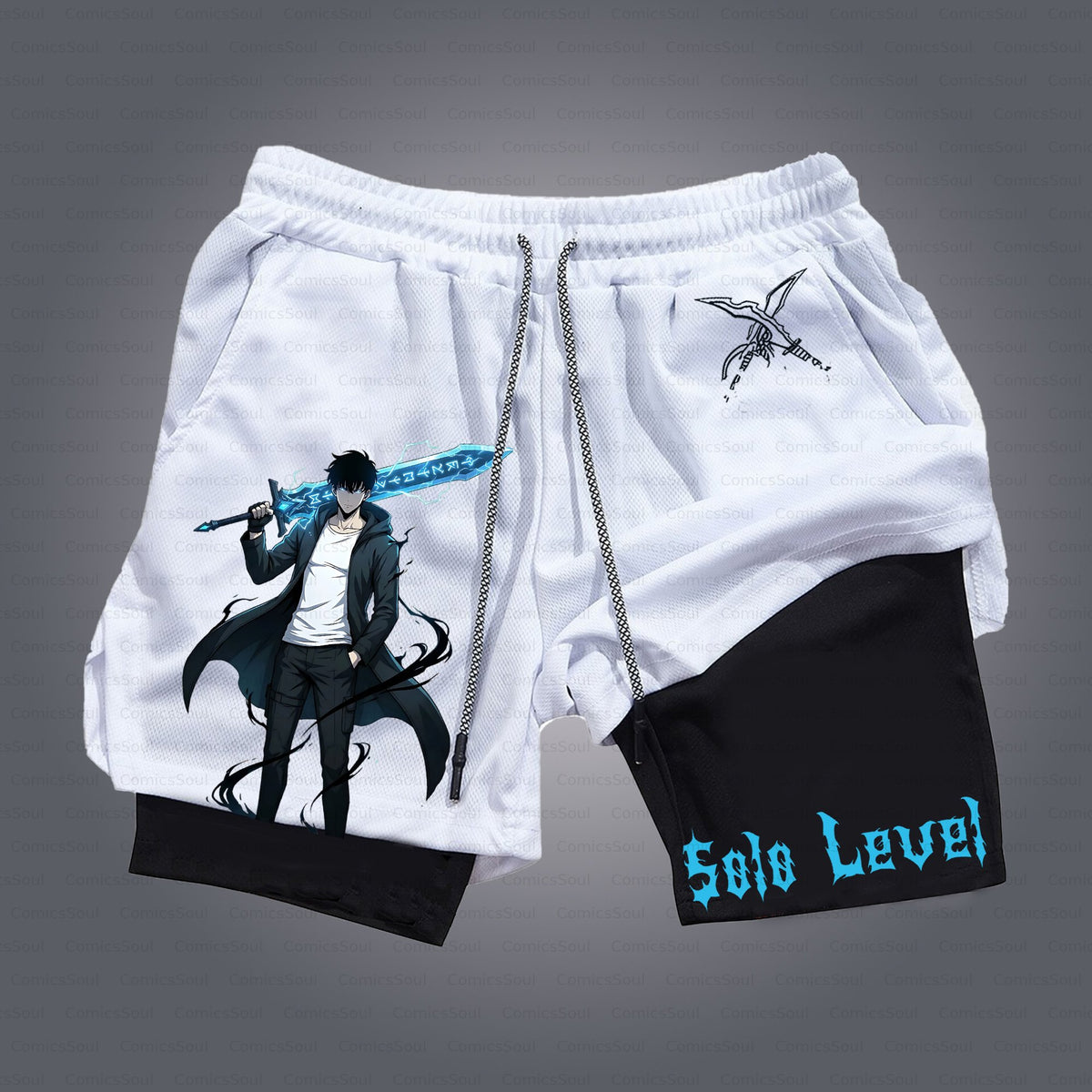 SL-Unisex Casual Anime Streetwear Gym Shorts