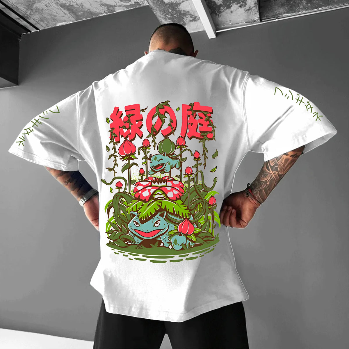 PKM-Unisex Anime Inspired Vintage T-Shirt