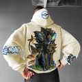 PKM-Unisex Anime Inspired Vintage Plush Hoodie