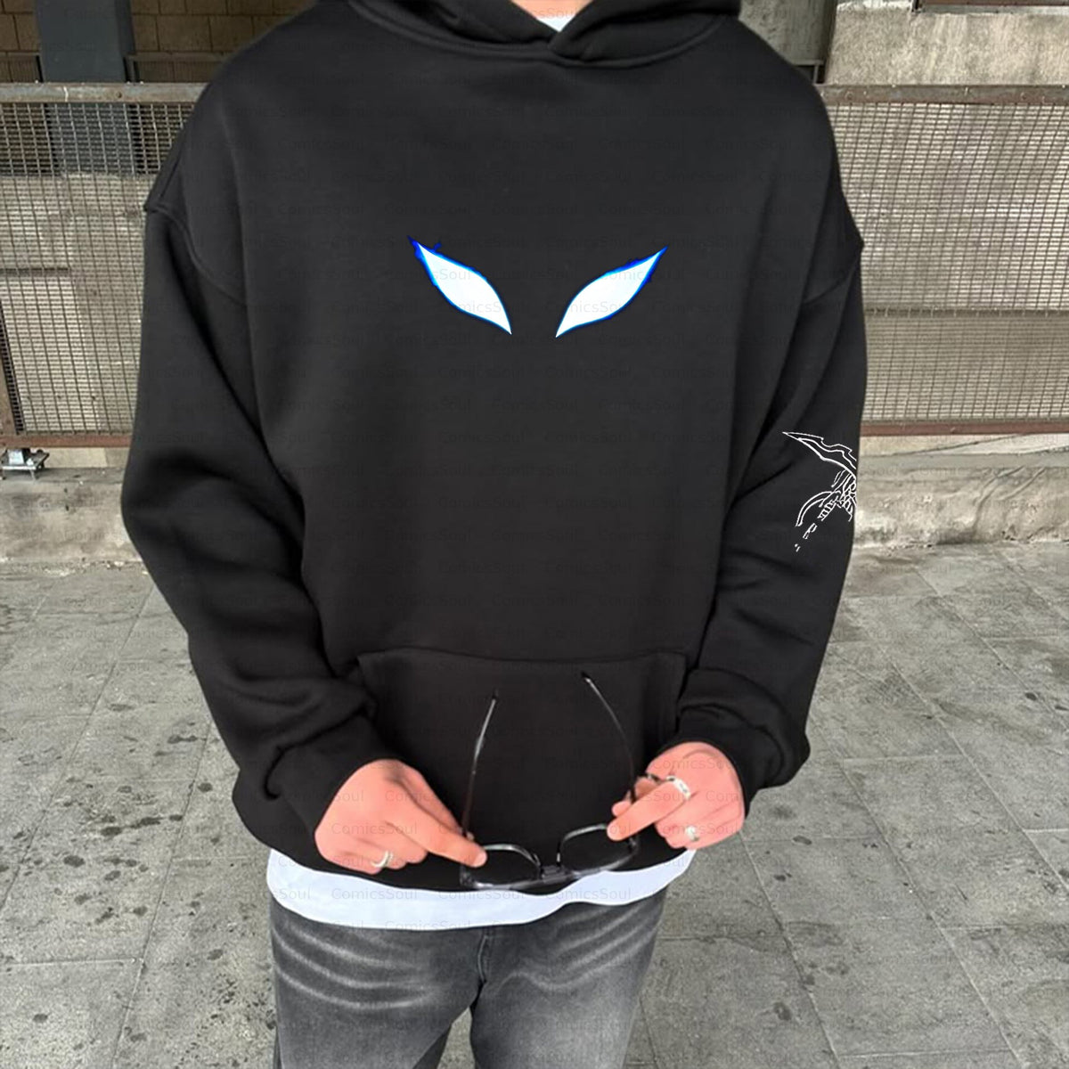 SL-Unisex Anime Inspired Vintage Plush Hoodie