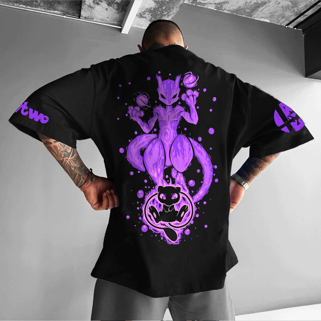 PKM-Unisex Anime Inspired Vintage T-Shirt