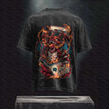 PKM-Unisex Anime Inspired Vintage Washed T-Shirt
