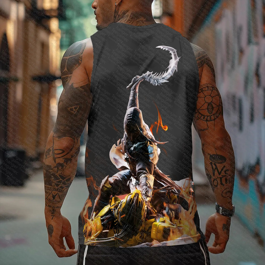 MK-Unisex Casual   Tank Top