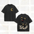 PKM-Vintage 3D Direct Inkjet Printed Washed Unisex T-Shirt