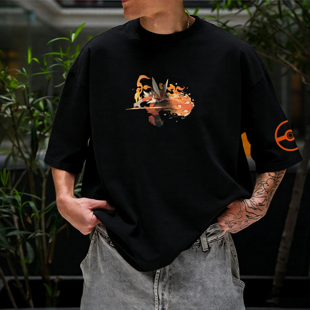 PKM-Unisex Anime Inspired Vintage T-Shirt