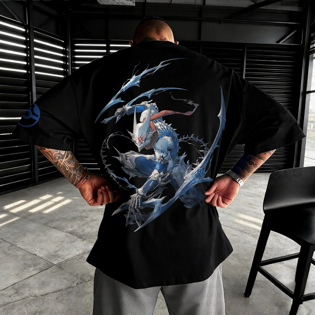 PKM-Unisex Anime Inspired Vintage T-Shirt