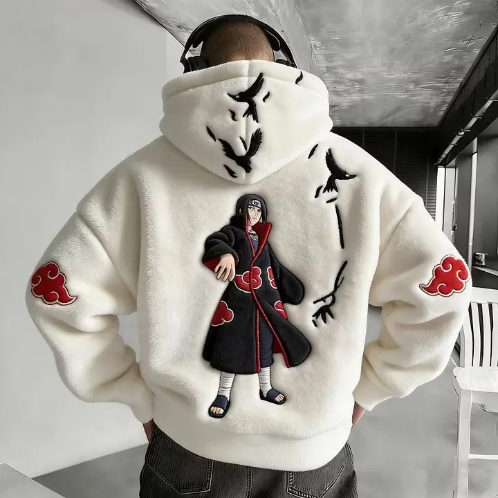 NINDO Color Blocked Plush Hoodie