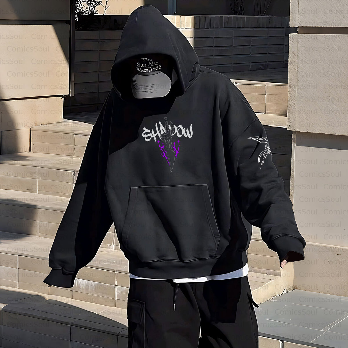 SL-Unisex Anime Inspired Vintage Plush Hoodie