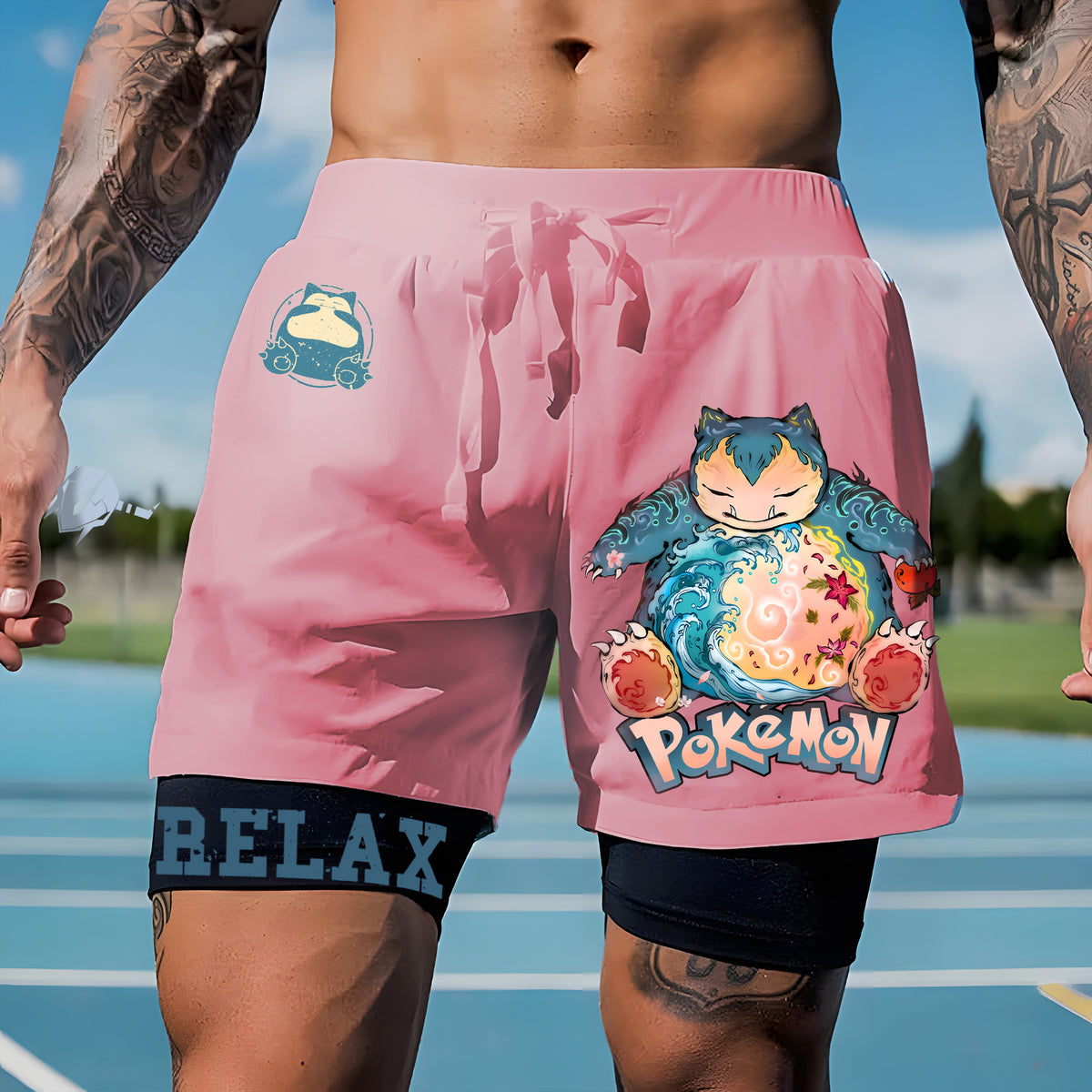 PKM-Unisex Casual Anime Streetwear Shorts