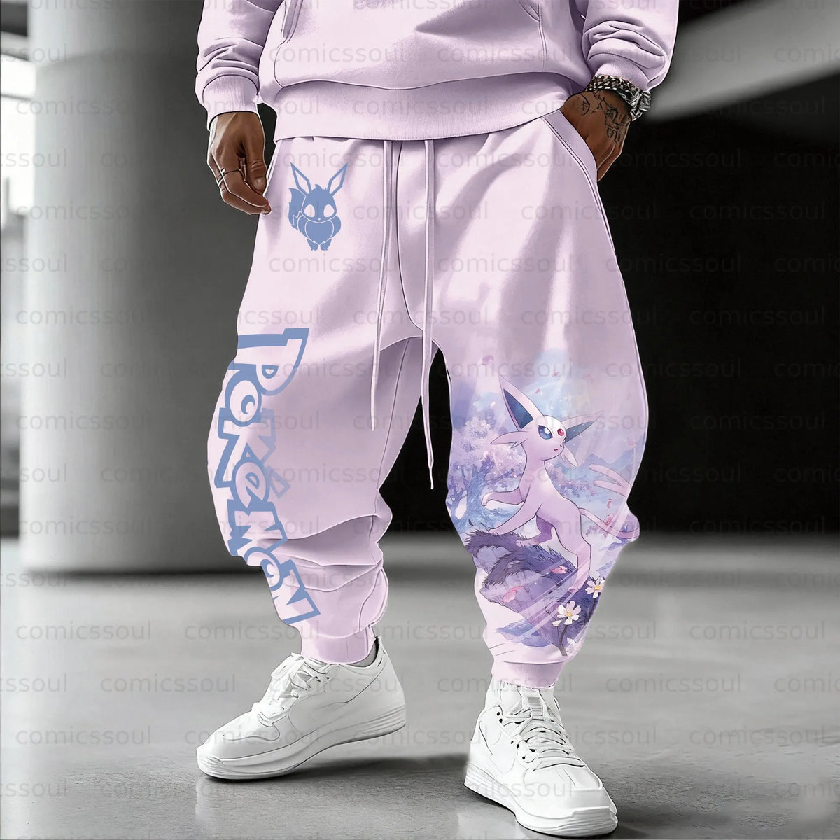PKM-Unisex Anime Inspired Vintage Pants