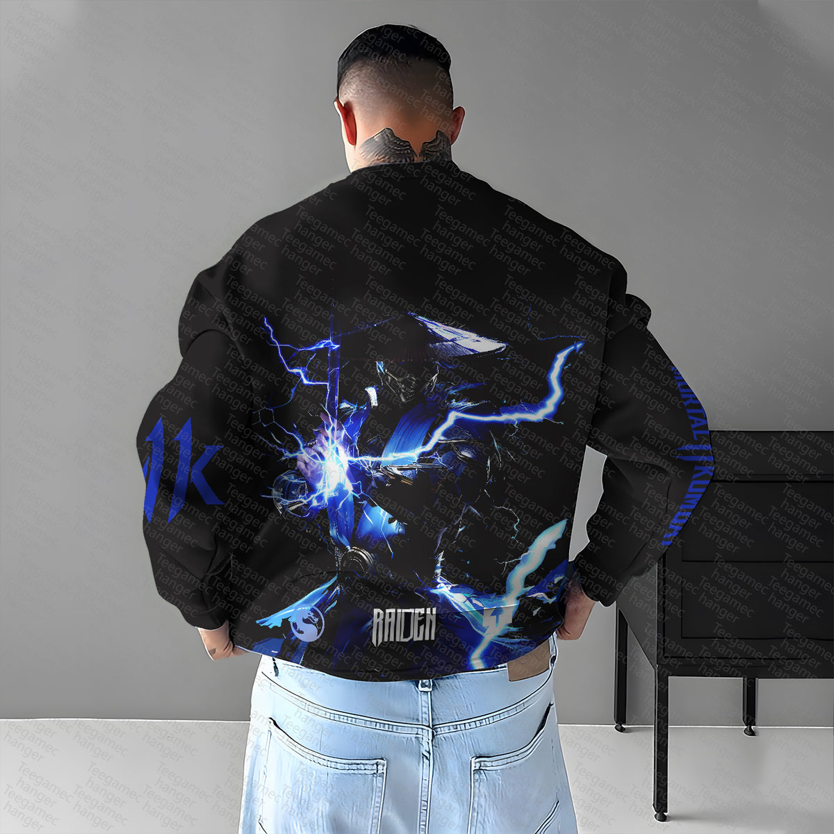 MK-Unisex Anime Graphic Inspired Vintage Sweatshirt