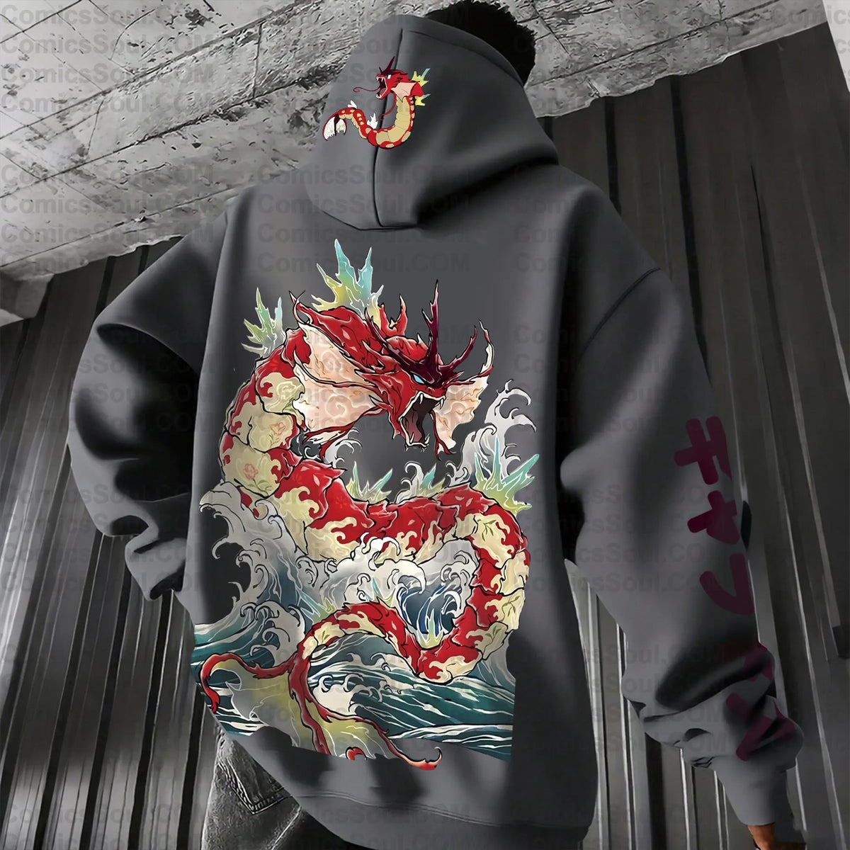 PKM-Plus Velvet Unisex Anime Graphic Streetwear Vintage Hoodie
