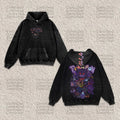 PKM-Unisex Anime Graphic Streetwear Vintage Washed Hoodie