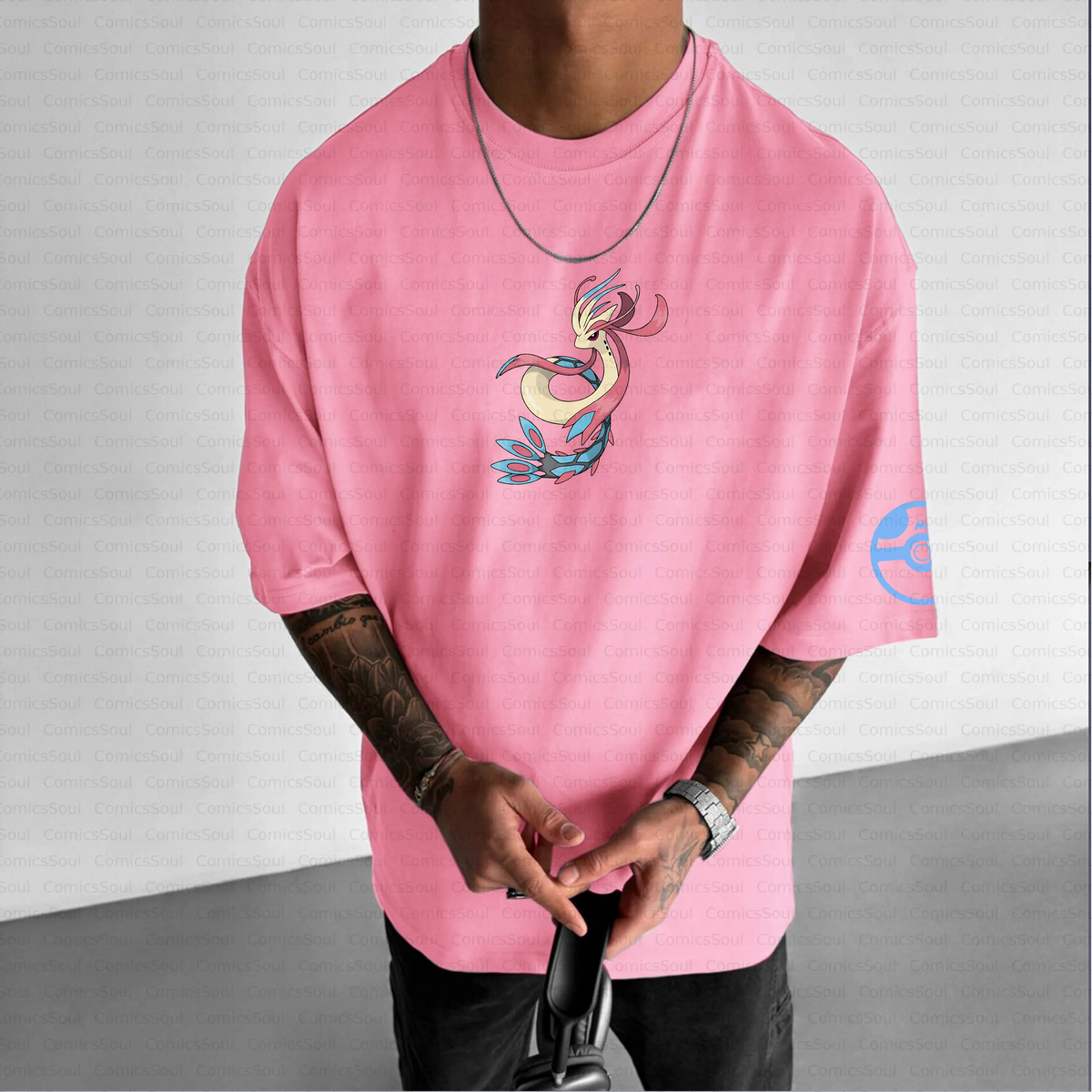 PKM-Unisex Anime Inspired Vintage T-Shirt