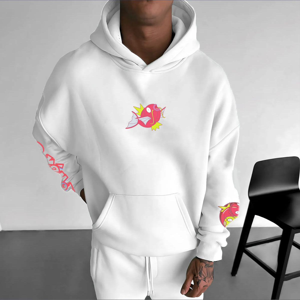 PKM-Unisex Anime Graphic Streetwear Vintage Hoodie
