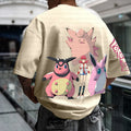 PKM-Unisex Anime Inspired Vintage T-Shirt