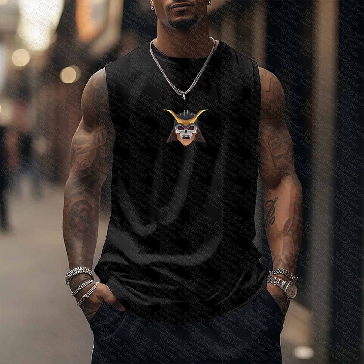 MK-Unisex Casual   Tank Top