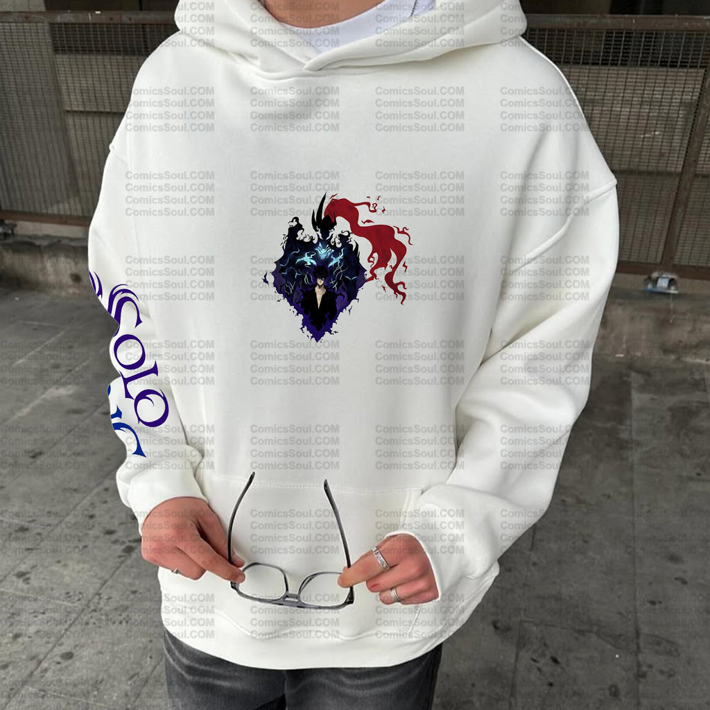 SL-Unisex Graphic Streetwear Vintage Plush Hoodie
