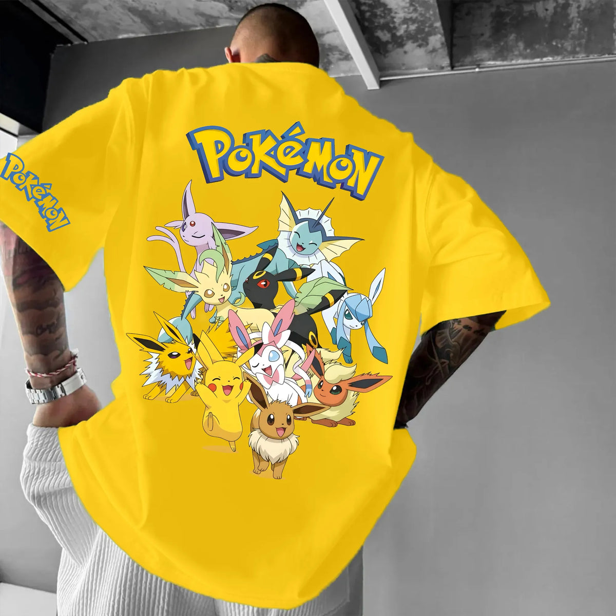 PKM-Unisex Anime Inspired Vintage T-Shirt