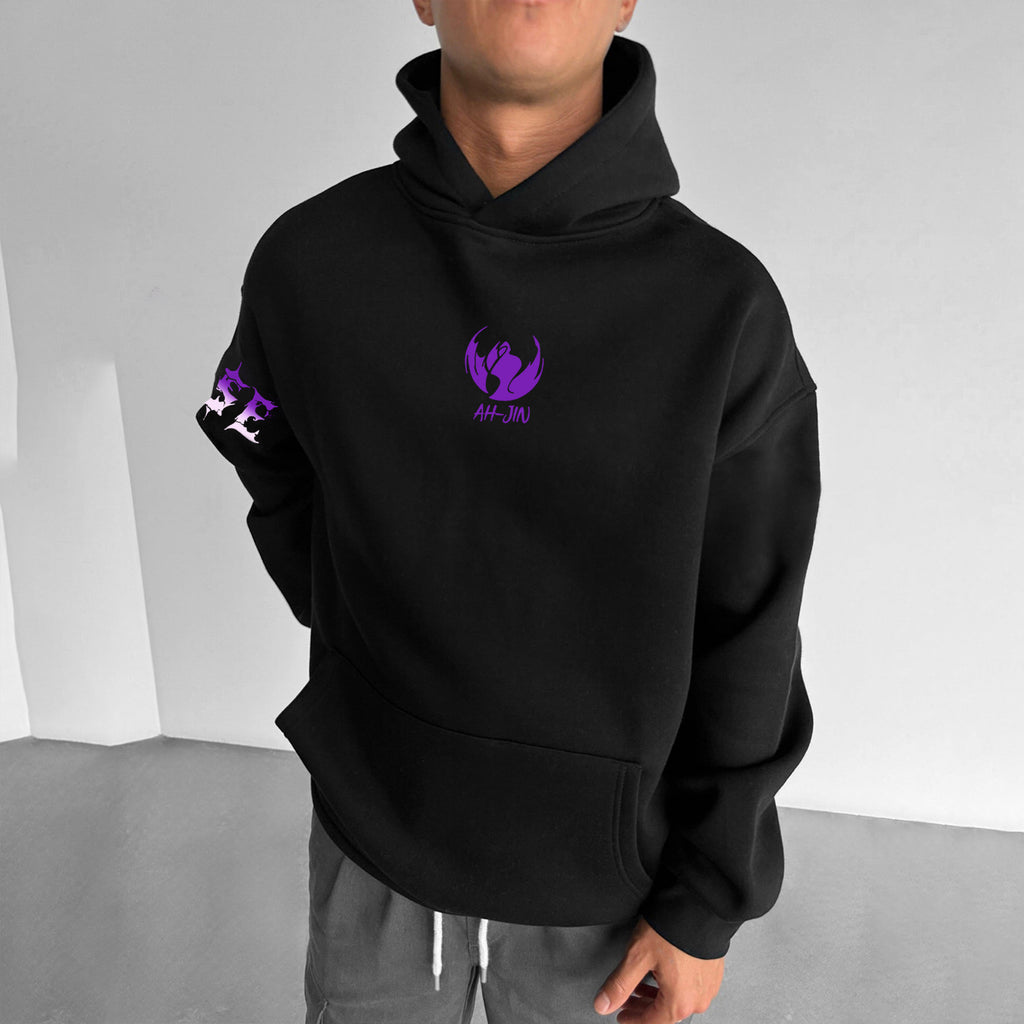 SL-Unisex Anime Graphic Streetwear Vintage Hoodie