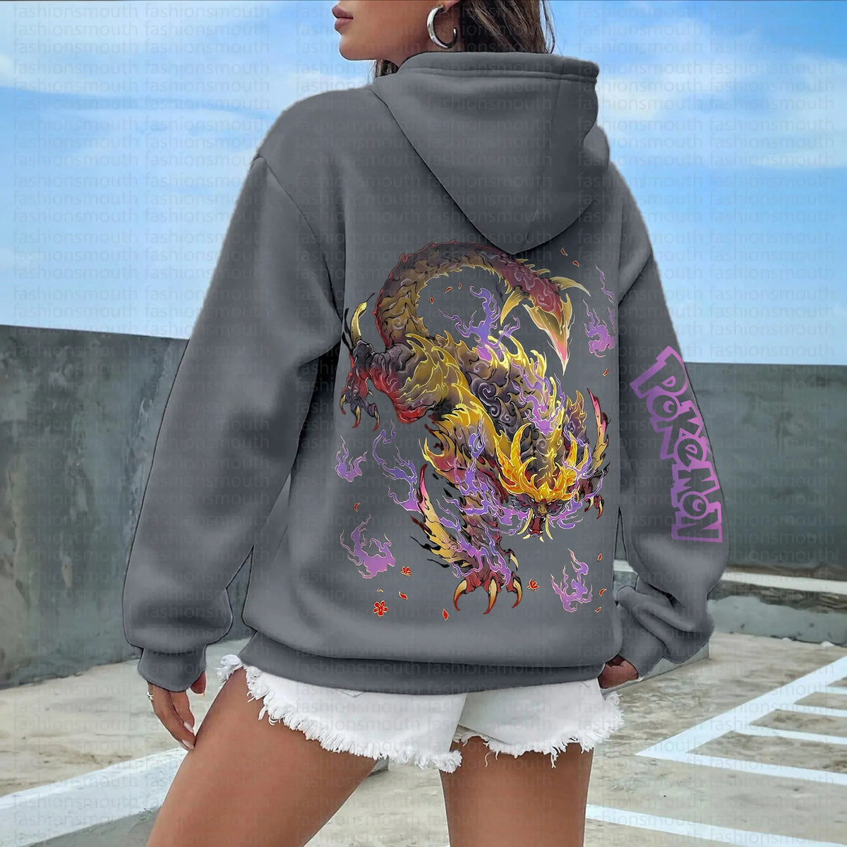 PKM-Anime Inspired Vintage Hoodie