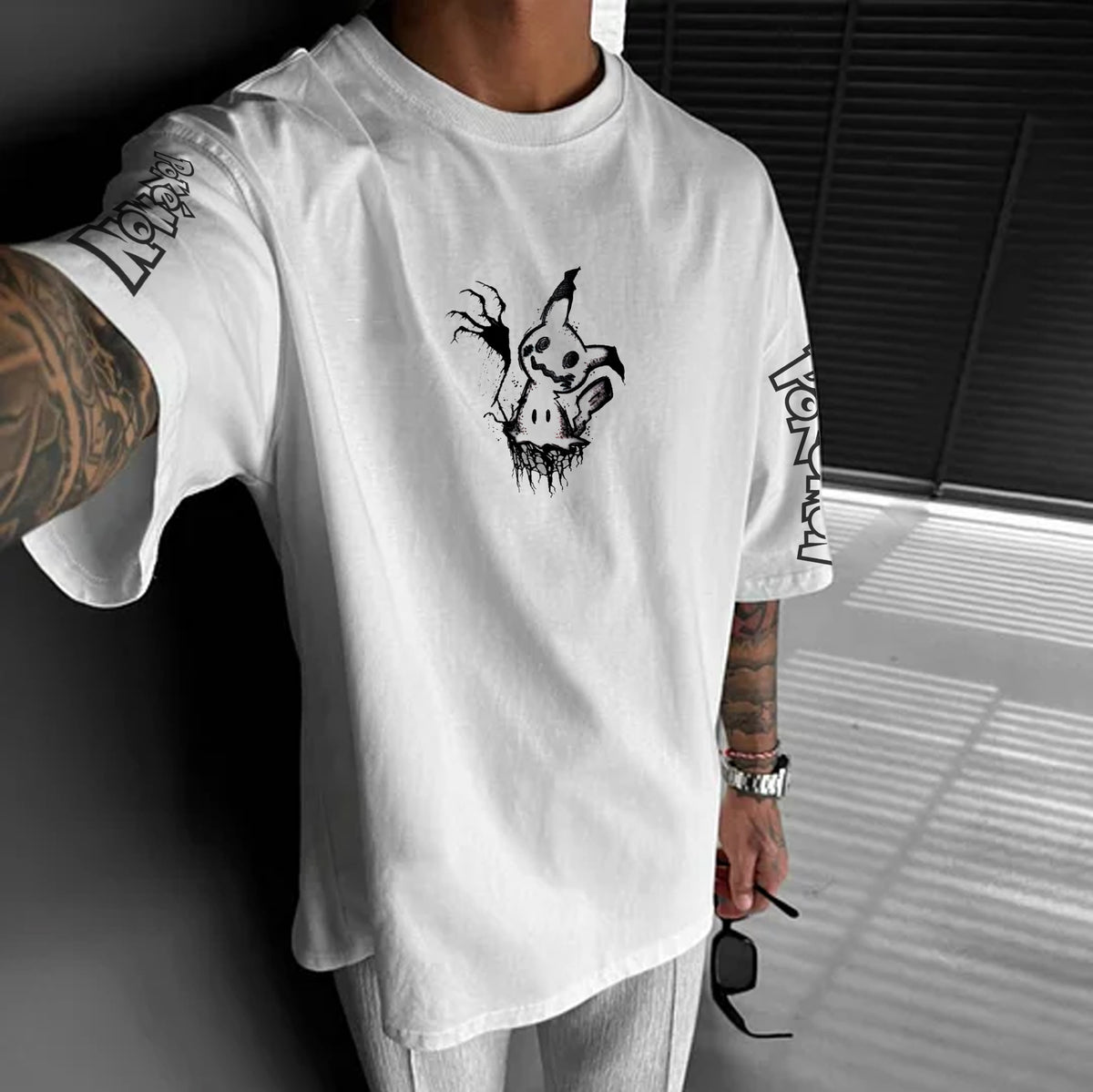 PKM-Unisex  Anime Inspired Vintage T-Shirt