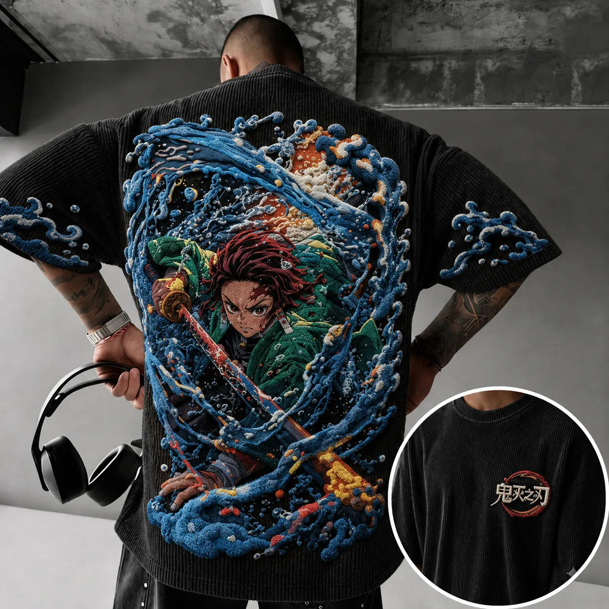 KNY Vintage Anime Print T-shirt