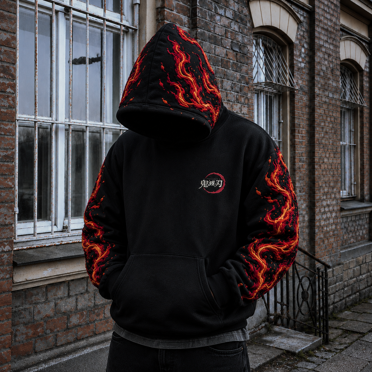 KNY Vintage Anime Print Hoodie