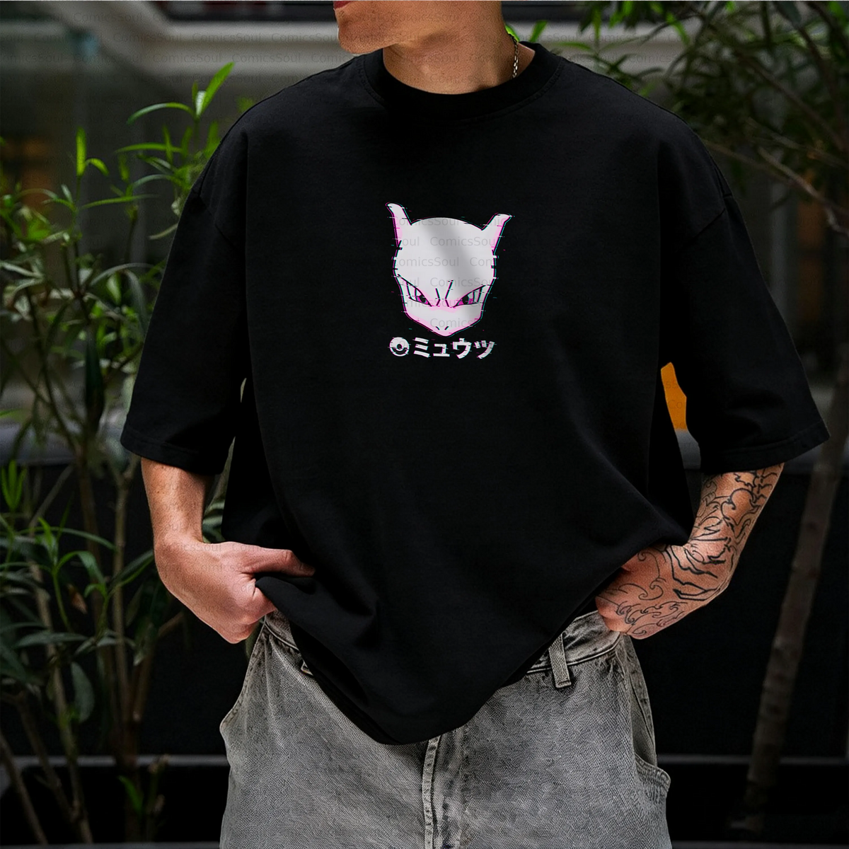 PKM-Unisex Anime Inspired Vintage T-Shirt
