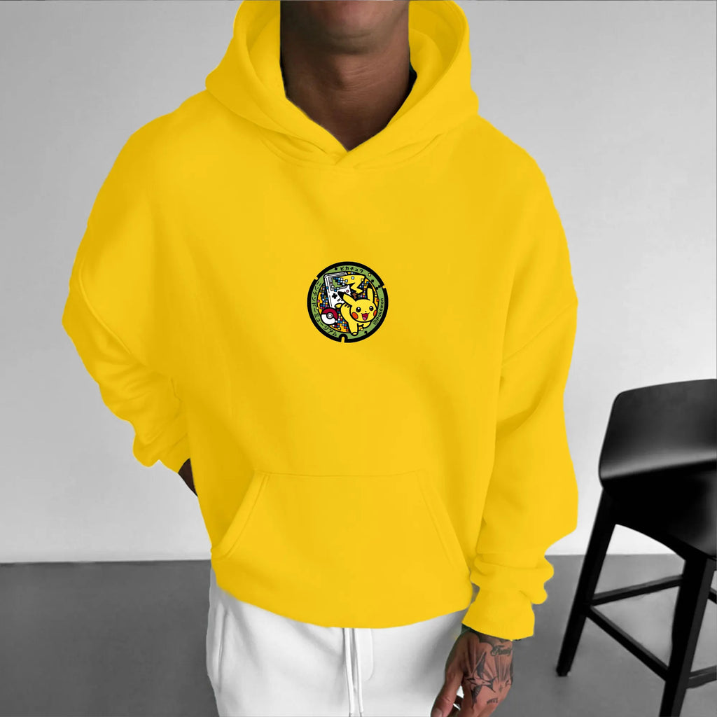 PKM-Unisex Anime Graphic Streetwear Vintage Hoodie