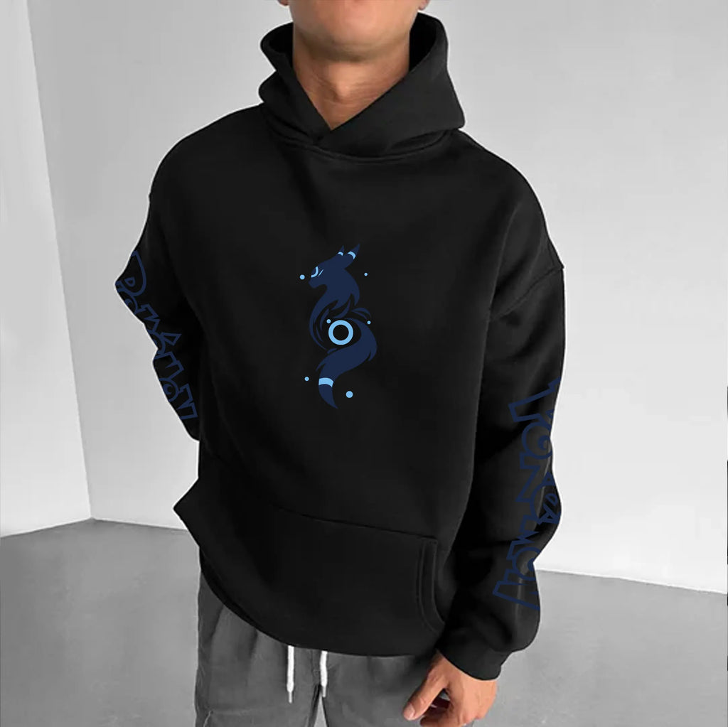 PKM-Unisex Anime Graphic Streetwear Vintage Hoodie