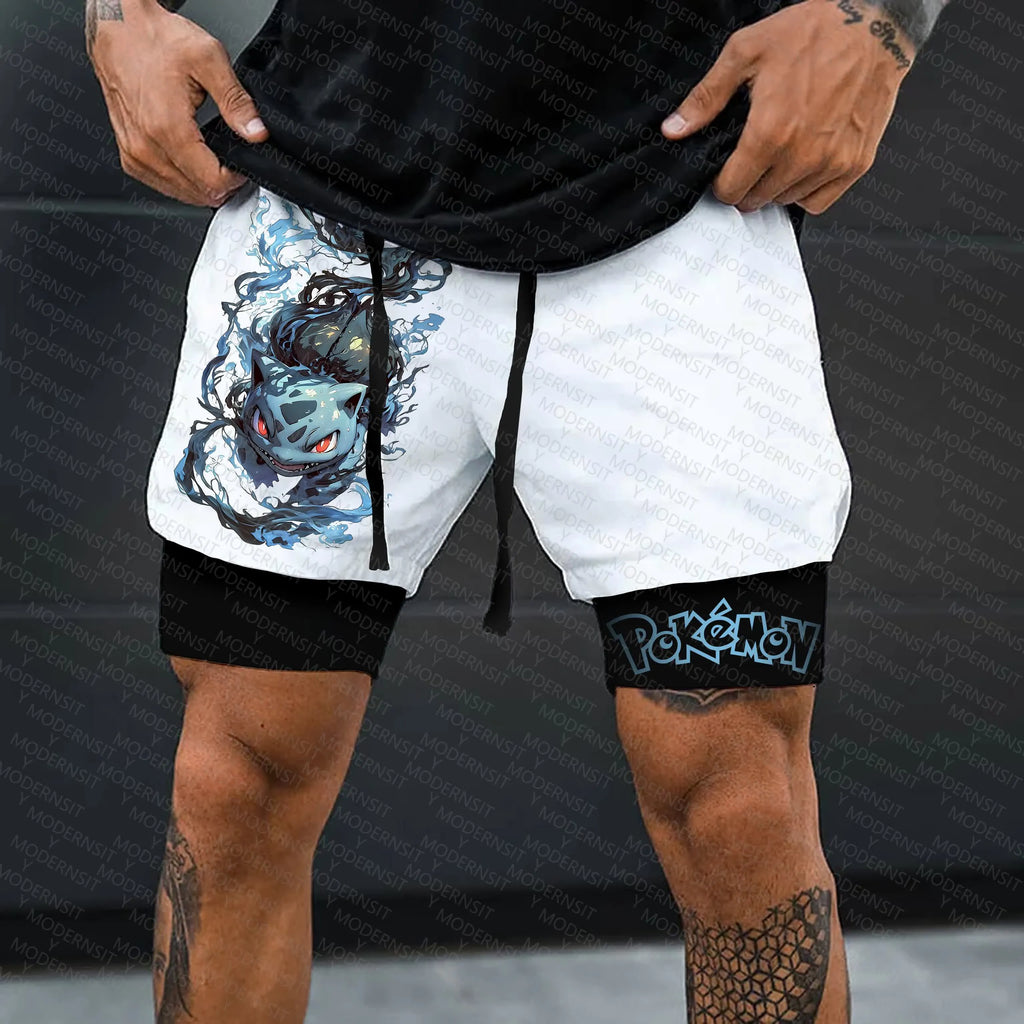 PKM-Unisex Casual Anime Streetwear Shorts