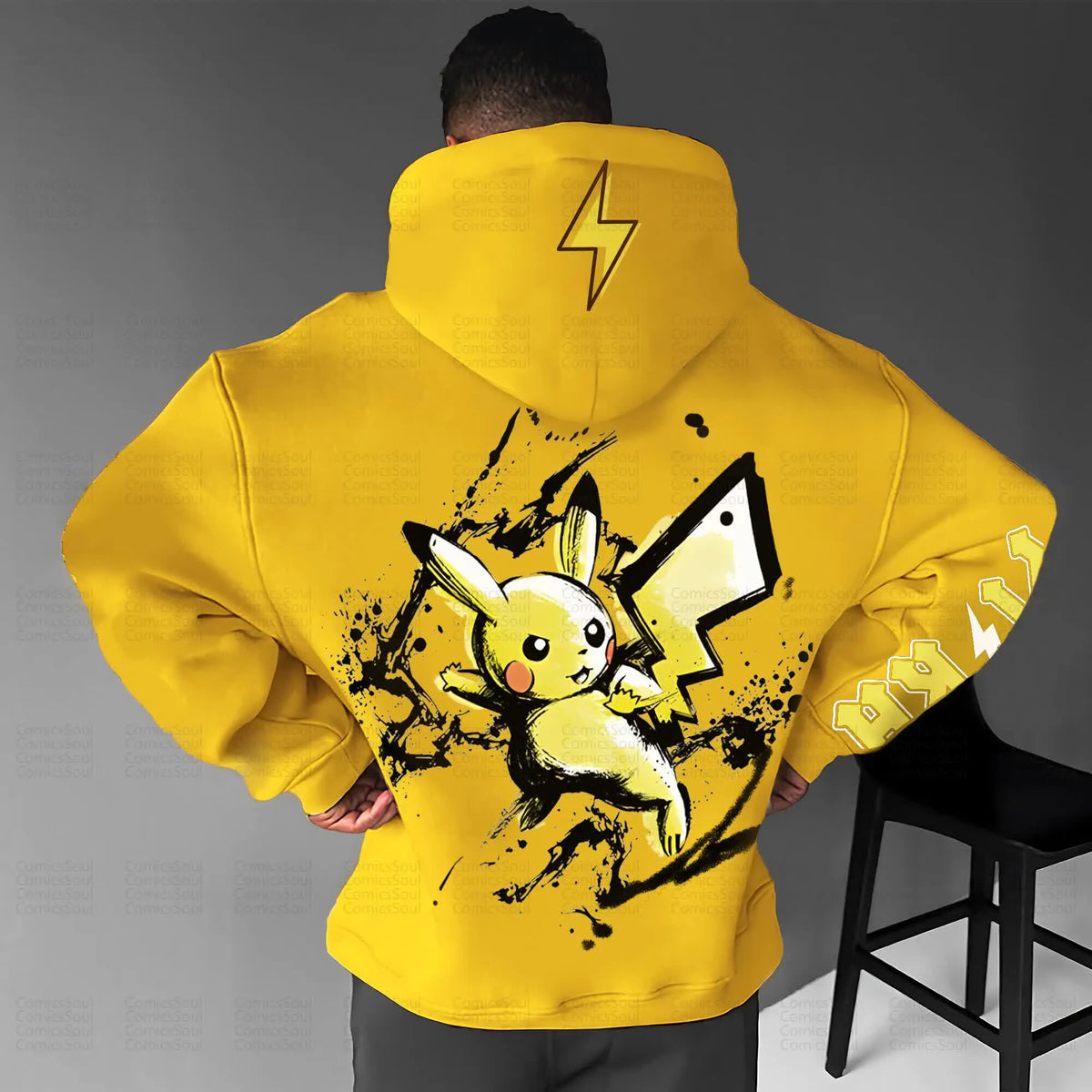 PKM-Unisex Anime Graphic Streetwear Vintage Hoodie